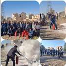 *افزایش آمادگی عملیاتی: مانور مشترک اطفای حریق مدیریت توزیع برق شهرستان کرمان با حضور کارشناسان آتش‌نشانی کرمان”*